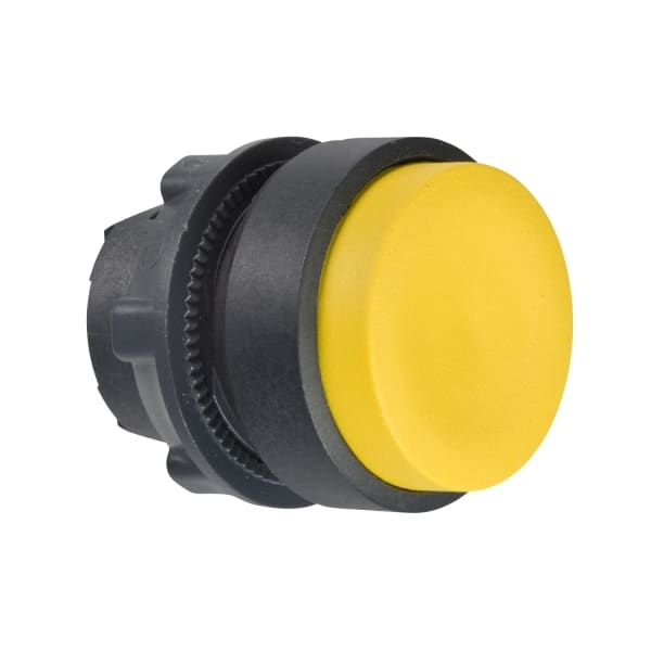 SCHNEIDER ELECTRIC - Drucktaster, Frontelement, Harmony XB5, Kunststoff, 22mm, gelb, vorstehend, unbeschriftet, tastend