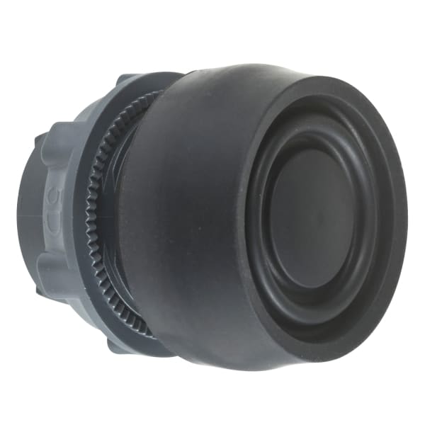 SCHNEIDER ELECTRIC - Drucktaster, Frontelement, Harmony XB5, Kunststoff, 22mm, schwarz, unbeschriftet, tastend, mit Schutzkappe