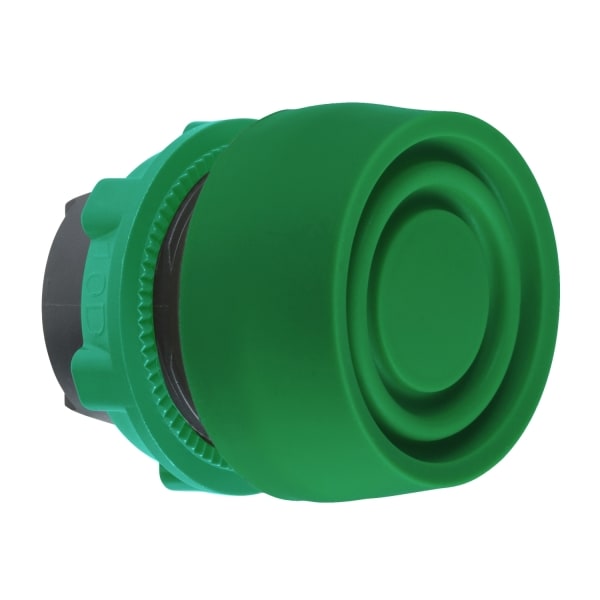 SCHNEIDER ELECTRIC - Drucktaster, Frontelement, Harmony XB5, Kunststoff, 22mm, grün, unbeschriftet, tastend, mit Schutzkappe