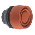 SCHNEIDER ELECTRIC - Drucktaster, Frontelement, Harmony XB5, Kunststoff, 22mm, rot, unbeschriftet, tastend, mit Schutzkappe