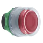 SCHNEIDER ELECTRIC - Drucktaster, Frontelement, Harmony XB5, Kunststoff, 22mm, hellgrau, rot, unbeschriftet, tastend, mit Schutzkappe