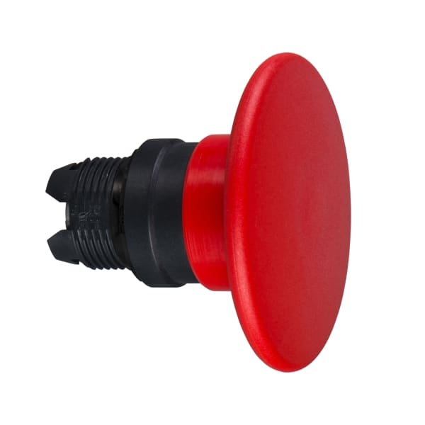 SCHNEIDER ELECTRIC - Pilzdrucktaster, Frontelement, Harmony XB5, Kunststoff, 22mm, rot, Pilz 60mm, unbeschriftet, tastend