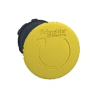 SCHNEIDER ELECTRIC - Pilzdrucktaster, Frontelement, Harmony XB5, Kunststoff, 22mm, gelb, Pilz 40mm, Drehentriegelung