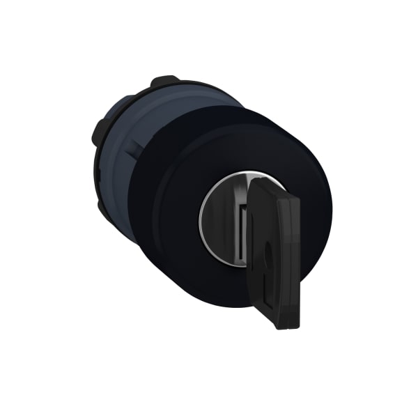 SCHNEIDER ELECTRIC - Pilzdrucktaster, Frontelement, Harmony XB5, Kunststoff, 22mm, schwarz, Pilz 30mm, Schlüsselentriegelung