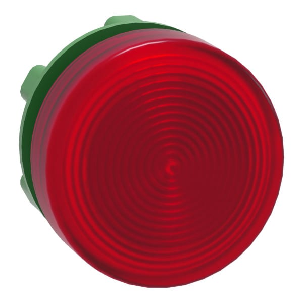 SCHNEIDER ELECTRIC - Leuchtmelder, Frontelement, Harmony XB5, Kunststoff, 22mm, rot, für universelle LED, geriffelte Kalotte