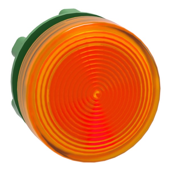 SCHNEIDER ELECTRIC - Leuchtmelder, Frontelement, Harmony XB5, Kunststoff, 22mm, orange, für universelle LED, geriffelte Kalotte