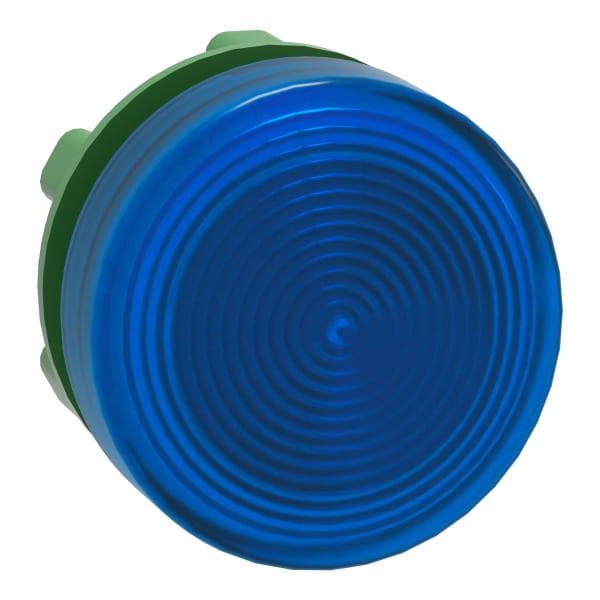 SCHNEIDER ELECTRIC - Leuchtmelder, Frontelement, Harmony XB5, Kunststoff, 22mm, blau, für universelle LED, geriffelte Kalotte