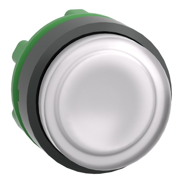 SCHNEIDER ELECTRIC - Leuchtdrucktaster, Frontelement, Harmony XB5, Kunststoff, 22mm, weiß, vorstehend, für universelle LED