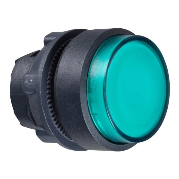 SCHNEIDER ELECTRIC - Leuchtdrucktaster, Frontelement, Harmony XB5, Kunststoff, 22mm, grün, vorstehend, für BA9s