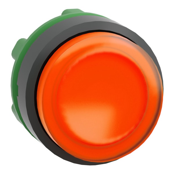SCHNEIDER ELECTRIC - Leuchtdrucktaster, Frontelement, Harmony XB5, Kunststoff, 22mm, orange, vorstehend, für universelle LED