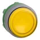 SCHNEIDER ELECTRIC - Leuchtdrucktaster, Frontelement, Harmony XB5, Kunststoff, 22mm, hellgrau, gelb, vorstehend, für universelle LED