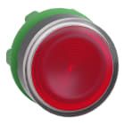 SCHNEIDER ELECTRIC - Leuchtdrucktaster, Frontelement, Harmony XB5, Kunststoff, 22mm, rot, für universelle LED, geriffelte Kalotte
