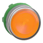 SCHNEIDER ELECTRIC - Leuchtdrucktaster, Frontelement, Harmony XB5, Kunststoff, 22mm, hellgrau, orange, für universelle LED, geriffelt