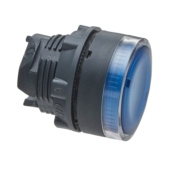 SCHNEIDER ELECTRIC - Leuchtdrucktaster, Frontelement, Harmony XB5, Kunststoff, 22mm, blau, für BA9s
