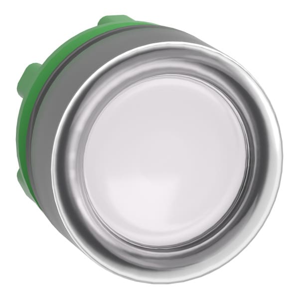 SCHNEIDER ELECTRIC - Leuchtdrucktaster, Frontelement, Harmony XB5, Kunststoff, 22mm, weiß, für universelle LED, mit Schutzkappe