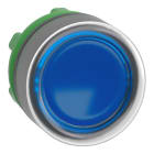 SCHNEIDER ELECTRIC - Leuchtdrucktaster, Frontelement, Harmony XB5, Kunststoff, 22mm, blau, für universelle LED, mit Schutzkappe