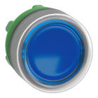 SCHNEIDER ELECTRIC - Leuchtdrucktaster, Frontelement, Harmony XB5, Kunststoff, 22mm, hellgrau, blau, für universelle LED, mit Schutzkappe