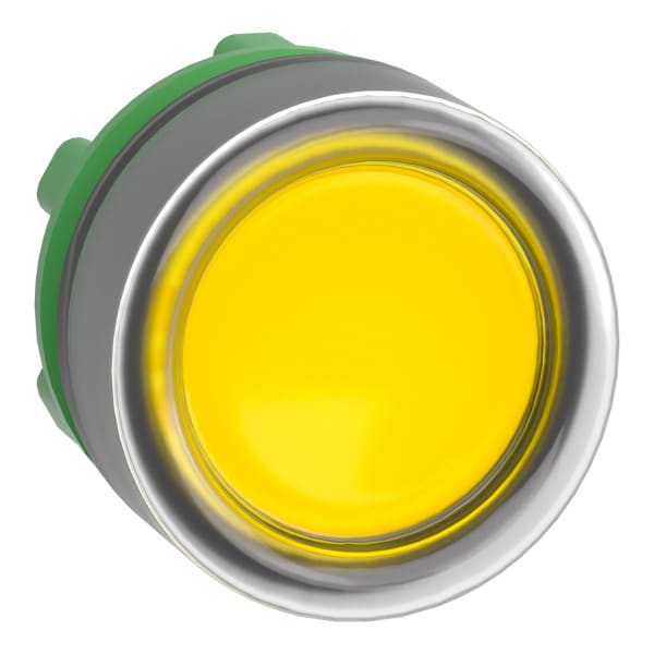SCHNEIDER ELECTRIC - Leuchtdrucktaster, Frontelement, Harmony XB5, Kunststoff, 22mm, gelb, für universelle LED, mit Schutzkappe