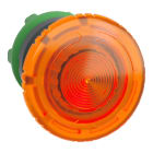 SCHNEIDER ELECTRIC - Pilzdrucktaster, Frontelement, Harmony XB5, Kunststoff, 22mm, beleuchtet, orange, Drehentriegelung, für universelle LED