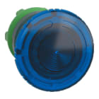 SCHNEIDER ELECTRIC - Pilzdrucktaster, Frontelement, Harmony XB5, Kunststoff, 22mm, beleuchtet, blau, Drehentriegelung, für universelle LED