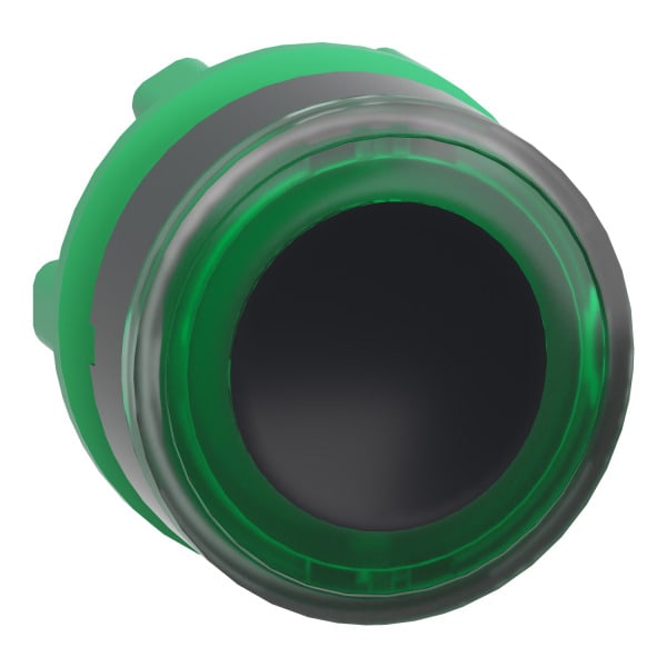 SCHNEIDER ELECTRIC - Leuchtdrucktaster, Frontelement, Harmony XB5, Kunststoff, 22m, grün, für universelle LED, beleuchteter Ring