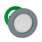 SCHNEIDER ELECTRIC - Drucktaster, Frontelement, Harmony XB5F, Kunststoff, 30mm, hellgrau, weiß, zurückgesetzt, unbeschriftet, tastend