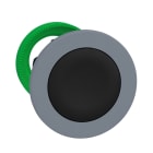 SCHNEIDER ELECTRIC - Drucktaster, Frontelement, Harmony XB5F, Kunststoff, 30mm, hellgrau, schwarz, unbeschriftet, rastend
