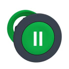 SCHNEIDER ELECTRIC - Drucktaster, Frontelement, Harmony XB5F, Kunststoff, 30mm, grün, beschriftet II, tastend