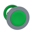 SCHNEIDER ELECTRIC - Drucktaster, Frontelement, Harmony XB5F, Kunststoff, 30mm, hellgrau, grün, unbeschriftet, rastend