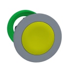 SCHNEIDER ELECTRIC - Drucktaster, Frontelement, Harmony XB5F, Kunststoff, 30mm, hellgrau, gelb, unbeschriftet, rastend