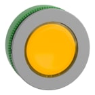SCHNEIDER ELECTRIC - Leuchtdrucktaster, Frontelement, Harmony XB5F, Kunststoff, 30mm, hellgrau, orange, universelle LED, für Einlegeschild