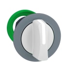 SCHNEIDER ELECTRIC - Wahlschalter, Frontelement, Harmony XB5F, Kunststoff, 30mm, hellgrau, weiß, 3 Stellungen, rastend