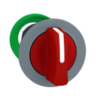 SCHNEIDER ELECTRIC - Wahlschalter, Frontelement, Harmony XB5F, Kunststoff, 30mm, hellgrau, rot, 3 Stellungen, rastend