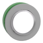 SCHNEIDER ELECTRIC - Leuchtdrucktaster, Frontelement, Harmony XB5F, Kunststoff, 30mm, hellgrau, weiß, vorstehend, unbeschriftet, rastend