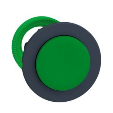 SCHNEIDER ELECTRIC - Drucktaster, Frontelement, Harmony XB5F, Kunststoff, 30mm, grün, vorstehend, unbeschriftet, rastend