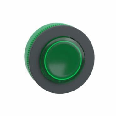 SCHNEIDER ELECTRIC - Leuchtdrucktaster, Frontelement, Harmony XB5F, Kunststoff, 30mm, grün, vorstehend, unbeschriftet, rastend