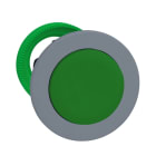 SCHNEIDER ELECTRIC - Drucktaster, Frontelement, Harmony XB5F, Kunststoff, 30mm, hllgrau, grün, vorstehend, unbeschriftet, rastend