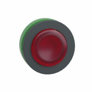 SCHNEIDER ELECTRIC - Leuchtdrucktaster, Frontelement, Harmony XB5F, Kunststoff, 30mm, rot, vorstehend, unbeschriftet, rastend