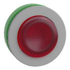SCHNEIDER ELECTRIC - Leuchtdrucktaster, Frontelement, Harmony XB5F, Kunststoff, 30mm, hellgrau, rot, vorstehend, unbeschriftet, rastend