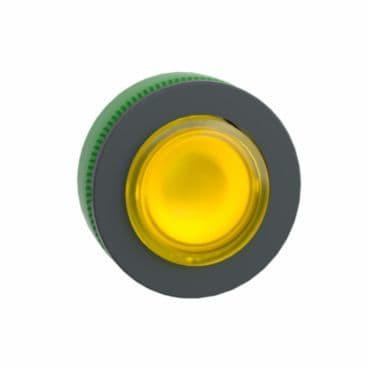SCHNEIDER ELECTRIC - Leuchtdrucktaster, Frontelement, Harmony XB5F, Kunststoff, 30mm, gelb, vorstehend, für universelle LED