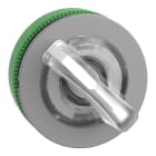 SCHNEIDER ELECTRIC - Leuchtwahlschalter, Frontelement, Harmony XB5F, Kunststoff, 30mm, weiß, für universelle LED, 2 Stellungen, rastend