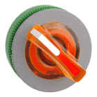 SCHNEIDER ELECTRIC - Leuchtwahlschalter, Frontelement, Harmony XB5F, Kunststoff, 30mm, orange, für universelle LED, 2 Stellungen, rastend
