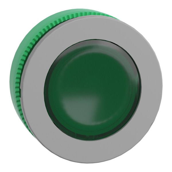 SCHNEIDER ELECTRIC - Leuchtmelder, Frontelement, Harmony XB5F, Kunststoff, 30mm, antimikrobiell, hellgrau, grün, für universelle LED