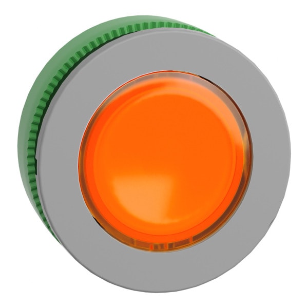 SCHNEIDER ELECTRIC - Leuchtmelder, Frontelement, Harmony XB5F, Kunststoff, 30mm, antimikrobiell, hellgrau, gelb, für universelle LED