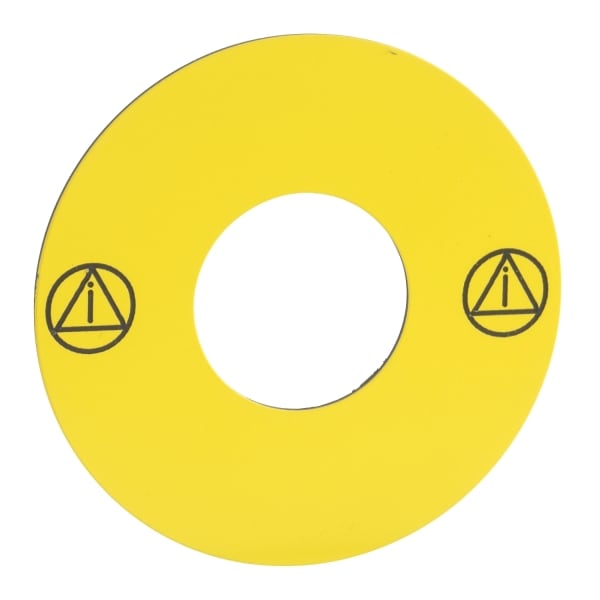 SCHNEIDER ELECTRIC - Leerschild, Ø 16, Ø 45mm, neutral