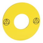 SCHNEIDER ELECTRIC - Leerschild, Ø 16, Ø 45mm, neutral