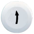 SCHNEIDER ELECTRIC - Tastenschild f. Drucktaster o. Leuchtmelder, Pfeil n. oben, weiß, rund