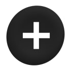 SCHNEIDER ELECTRIC - Tastenschild, schwarz, PLUS in weiss, für Flush 30mm