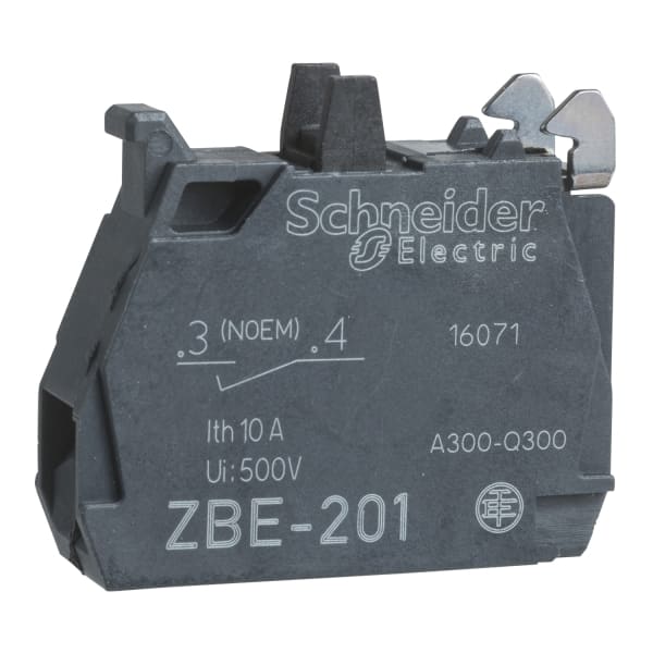 SCHNEIDER ELECTRIC - Hilfsschalter, Kontaktblock, Harmony XB4 und XB5, 22mm, 30mm, Schraubklemme, voreilend, 1S