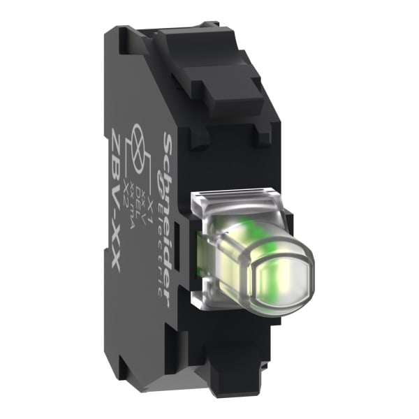 SCHNEIDER ELECTRIC - Universelles LED-Modul inkl. Schutzmodul, Harmony XB4 und XB5, 22mm, 30mm, weiß, Schraubklemme, 110-240V AC